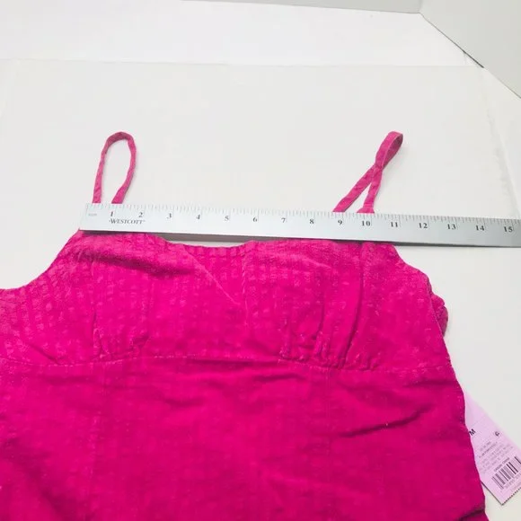 Wild Fable Women's Size Medium Sleeveless Woven Bodycon Dress Plum Purple New - Picture 6 of 16